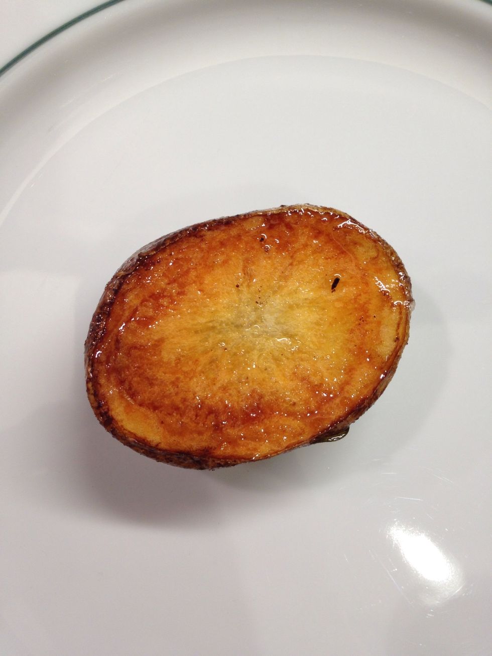 Start to put them on the plate. No drain necessary.