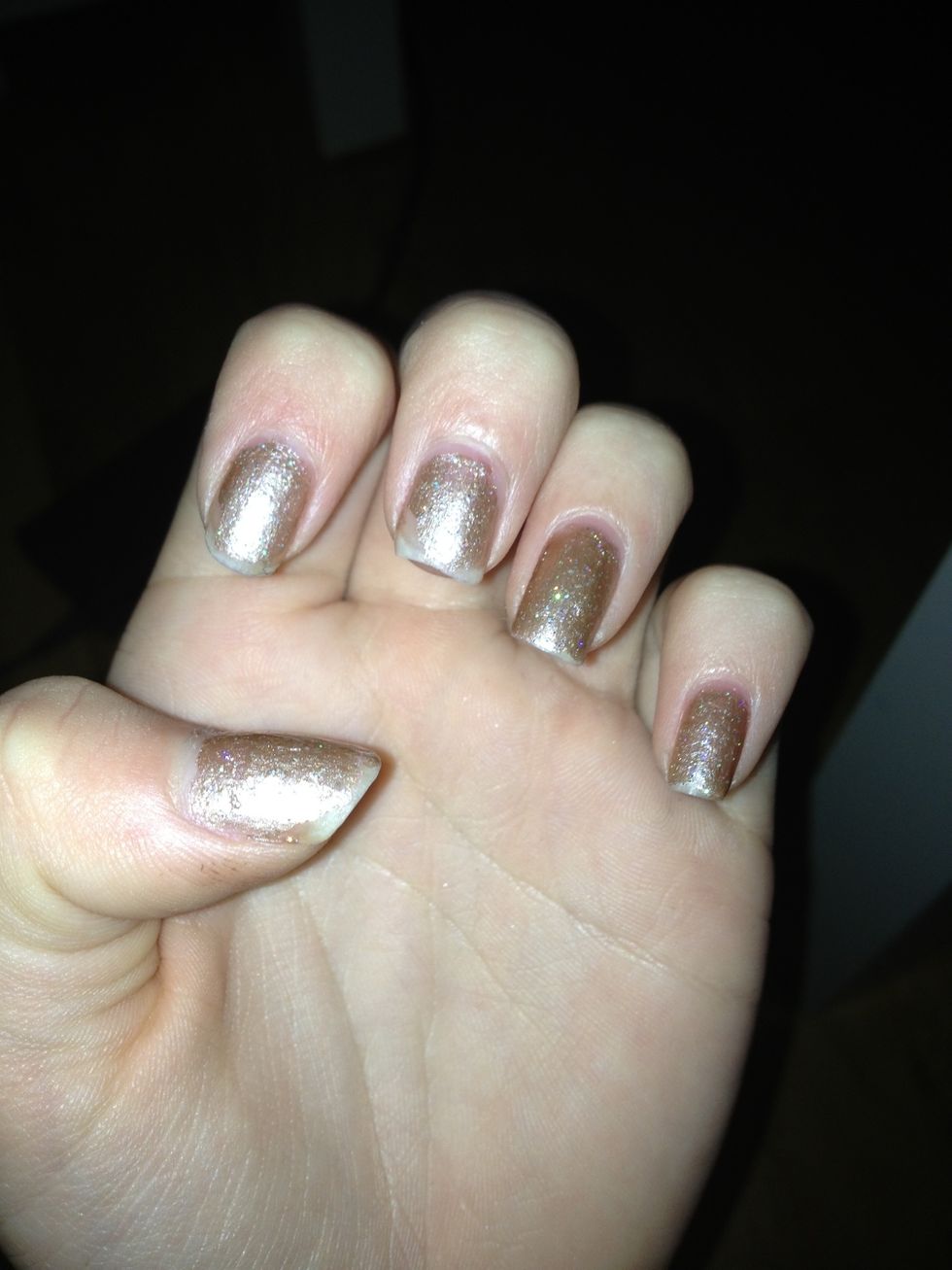 Start to remove your old nailpolish