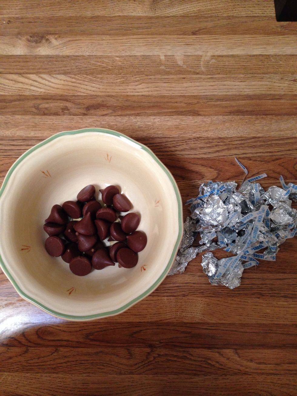 Start unwrapping your Hershey kisses, try not to eat too many!