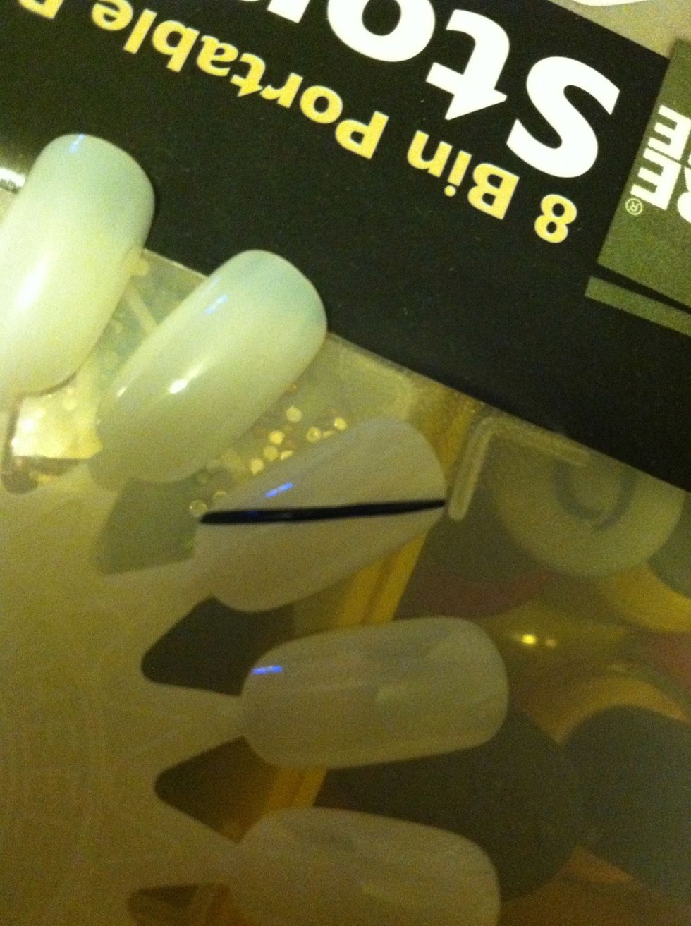 Start with a black line. It can be placed anywhere. :)