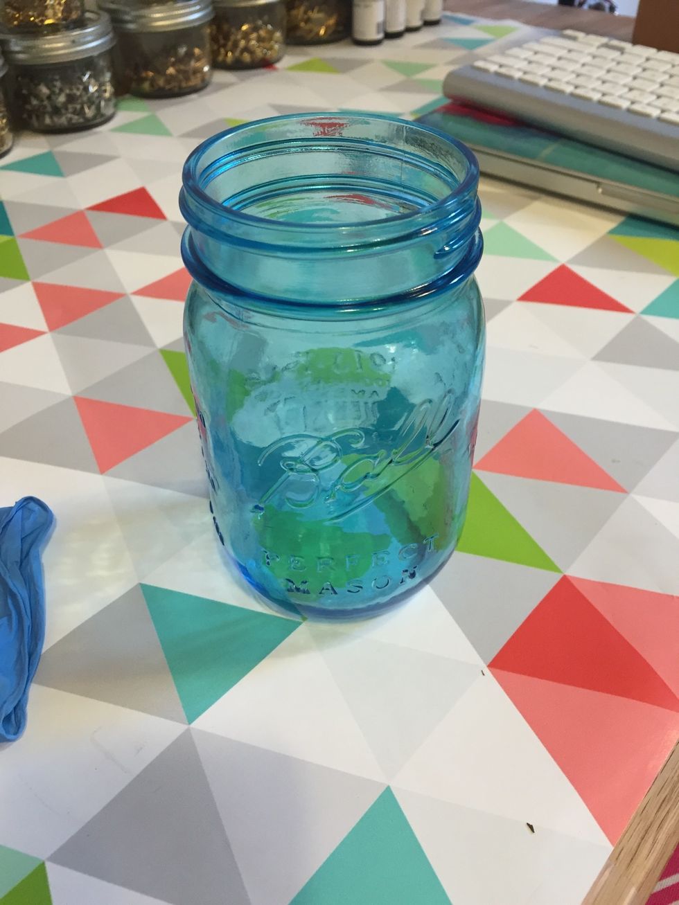 Start with a clean, empty mason jar