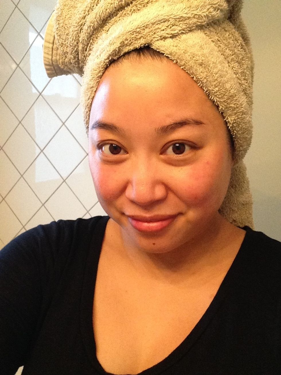Start with a clean, moisturized and exfoliated face for the best effect ...