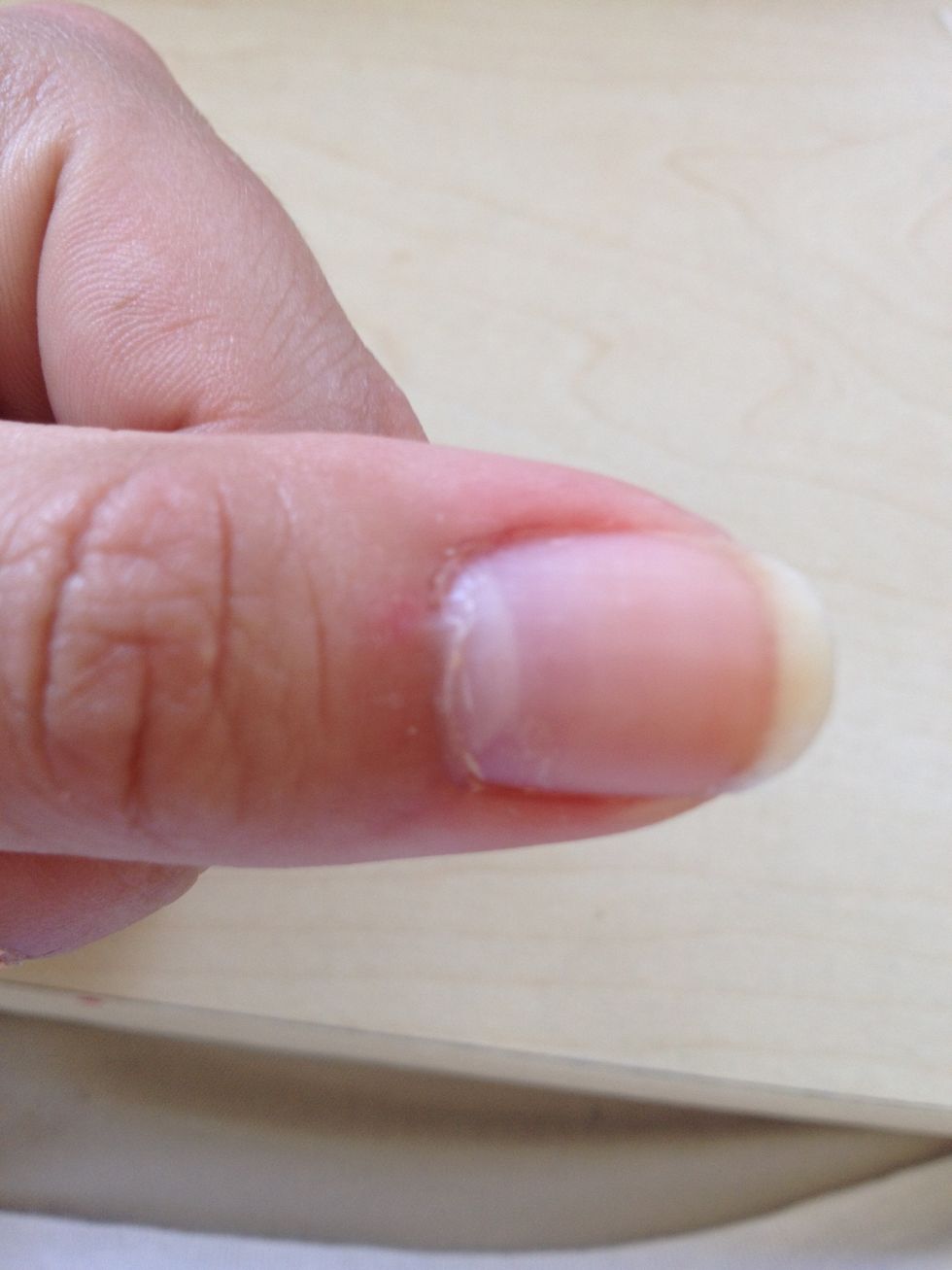 Start with a clean, smooth nail!