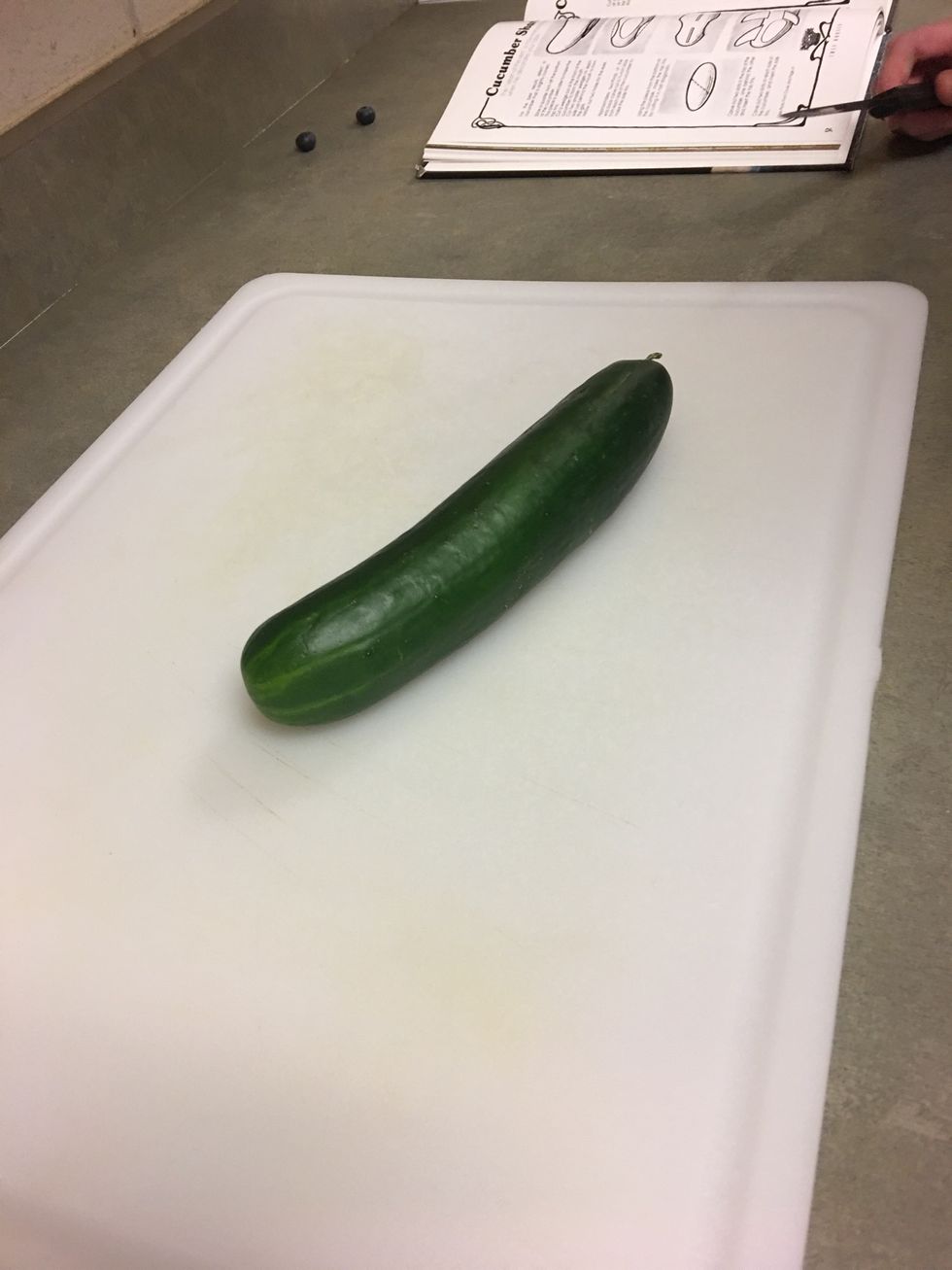 Start with a cucumber