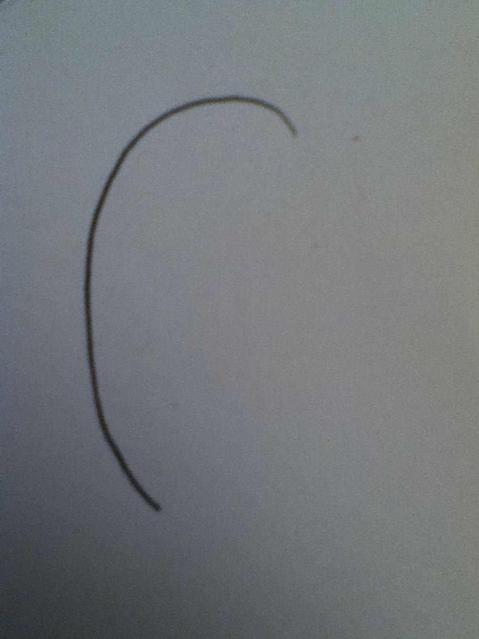 Start with a curvy line\ud83d\ude0a