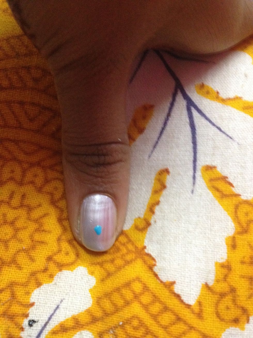 Start with a dot.that will be the centre and all petals we ll draw around it