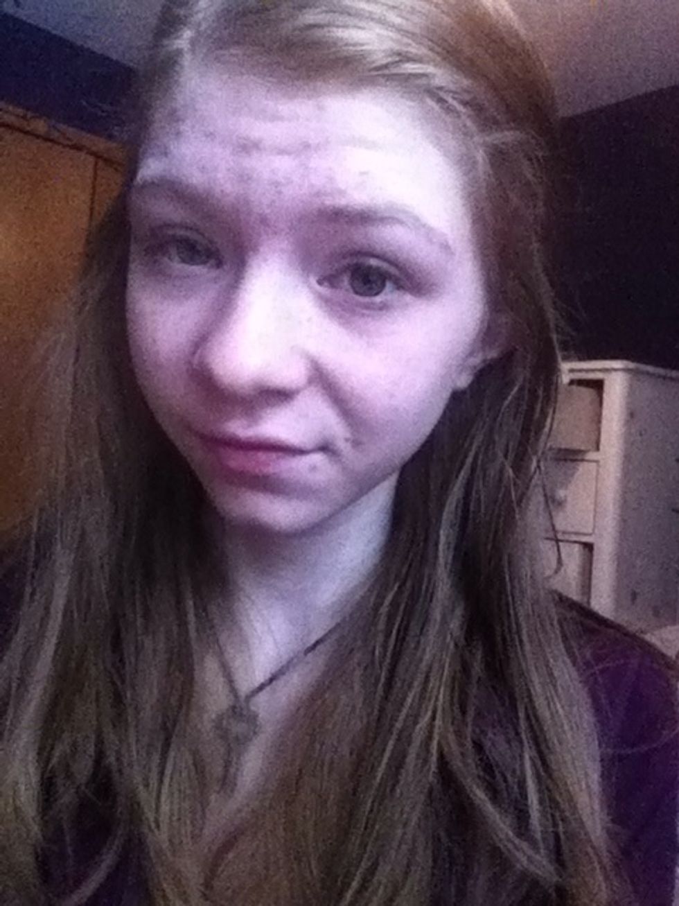 Start with a fresh clean face.