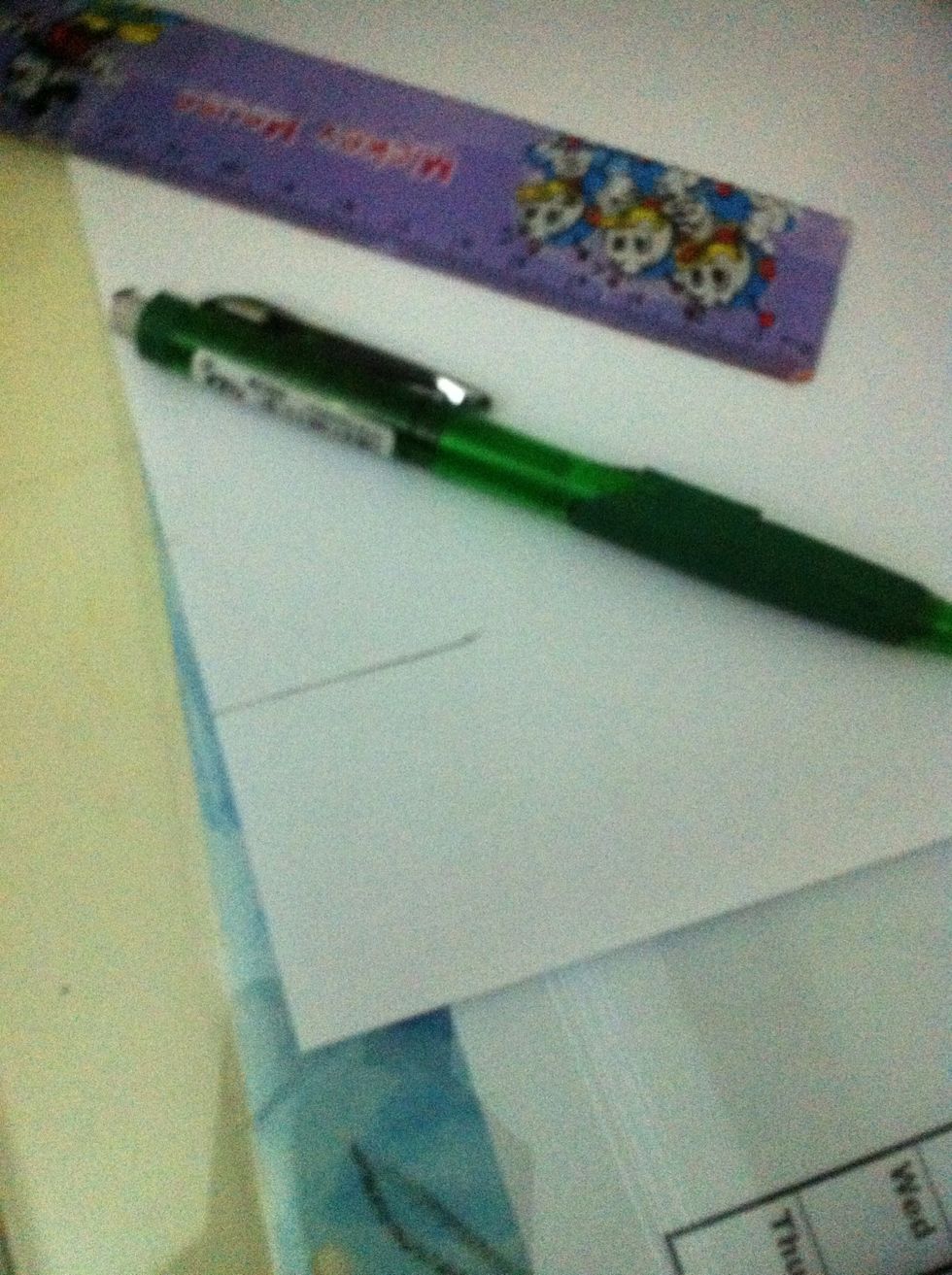 Start with a Line 4.5cm