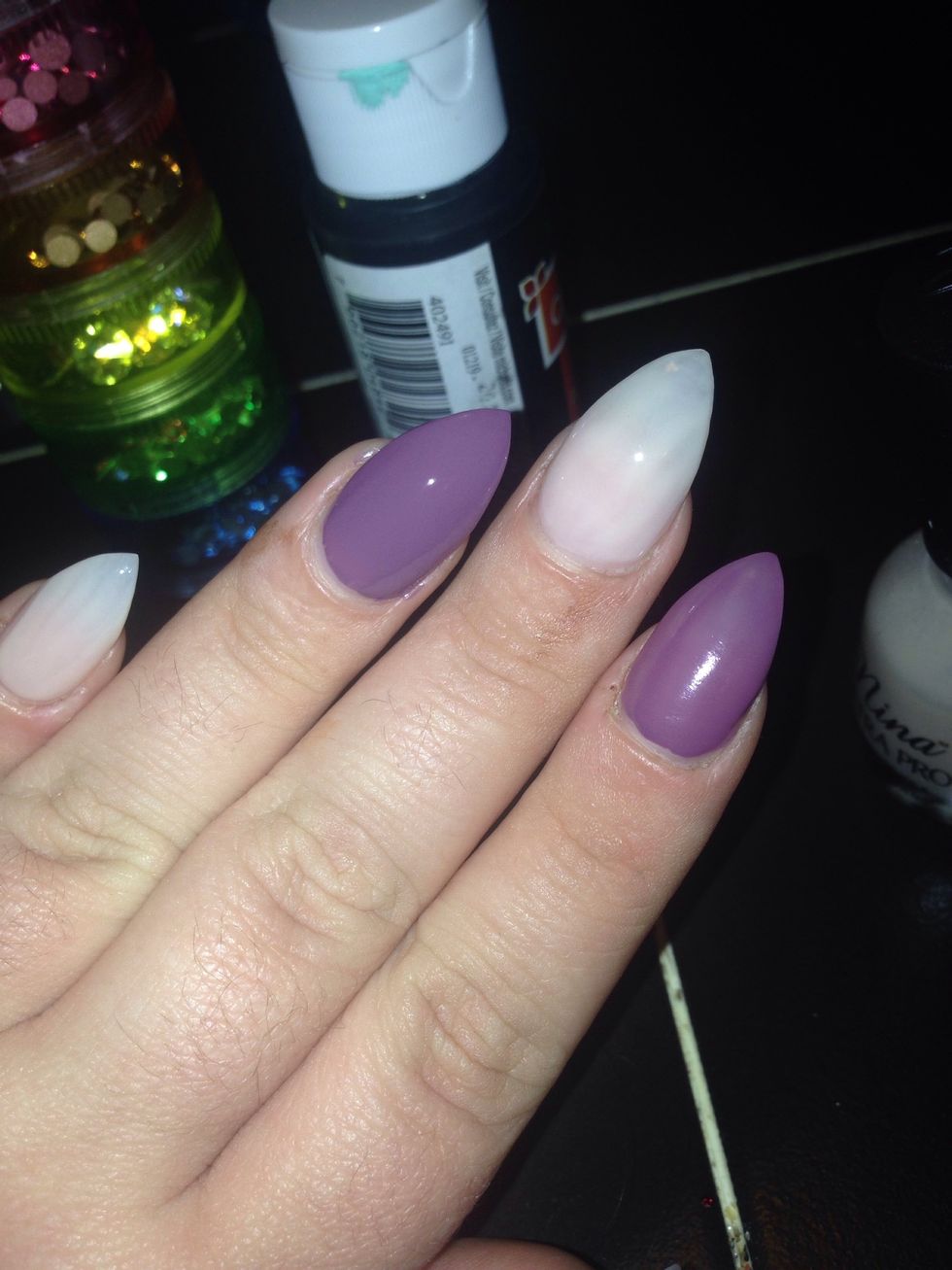 Start with a nude and any warm color.