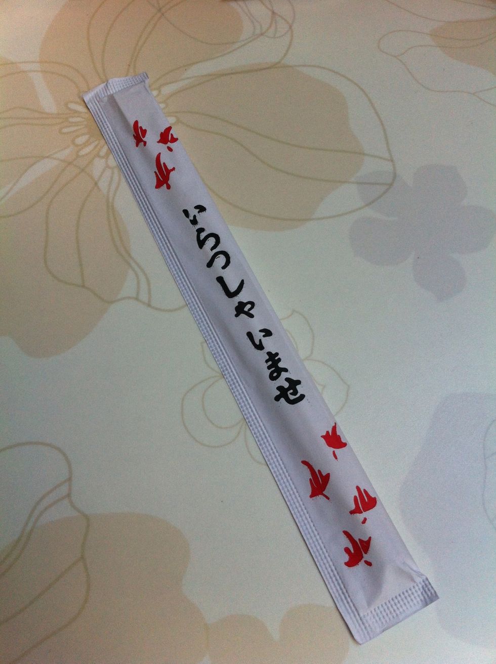 How to fold a chopstick wrapper into a chopstick holder B+C Guides