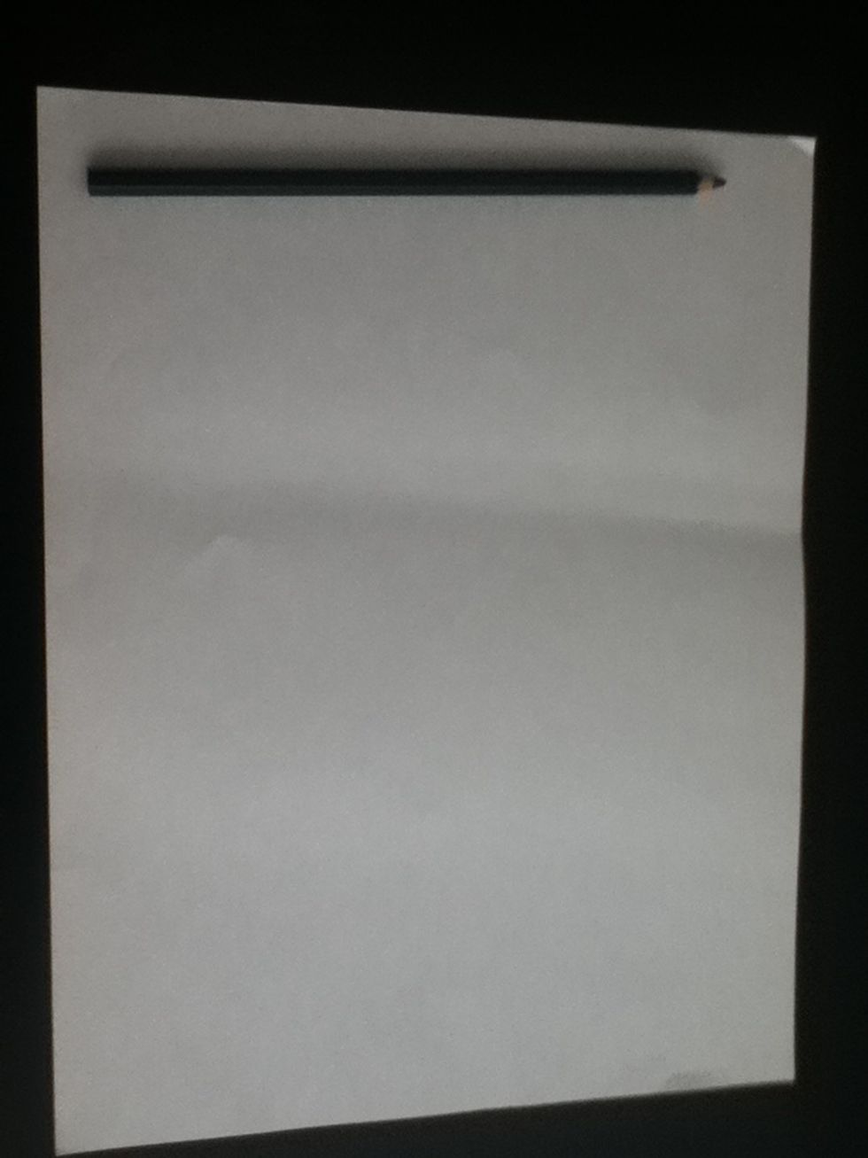 start with a pencil and paper