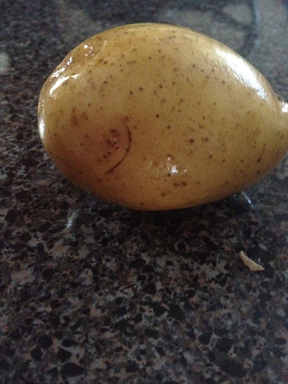 Start with a potato (or more, these finish fast!).