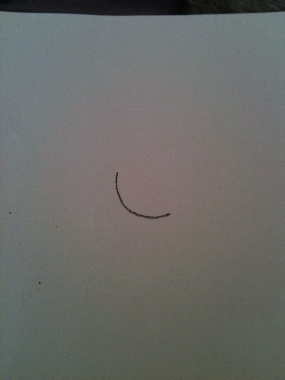 Start with a really messed up C as her bangs.