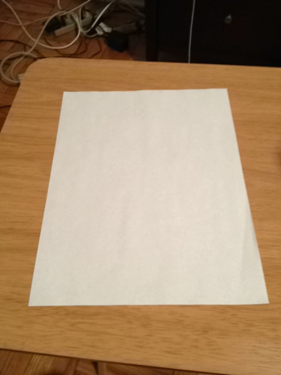 Start with a regular piece of paper