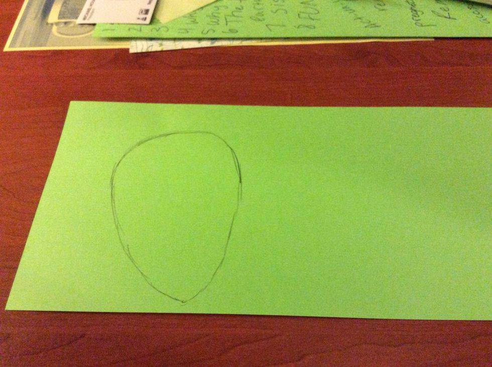 Start with a round head like shape