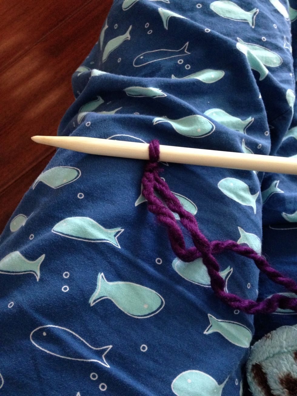 Start with a slip knot, see my snap guide for making a slip knot if needed. \ud83d\ude09