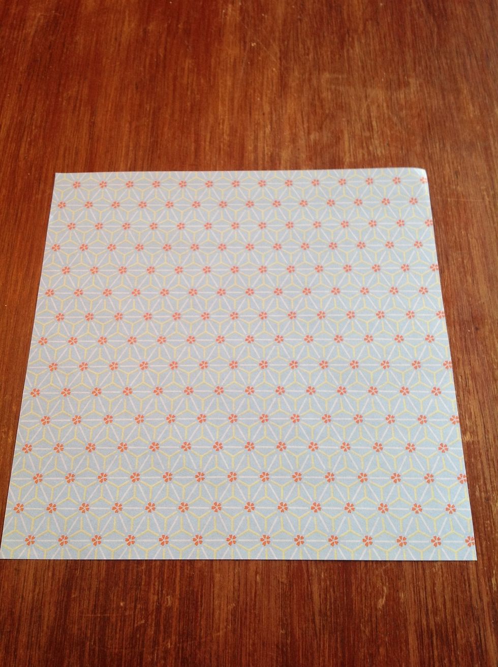 Start with a square of paper