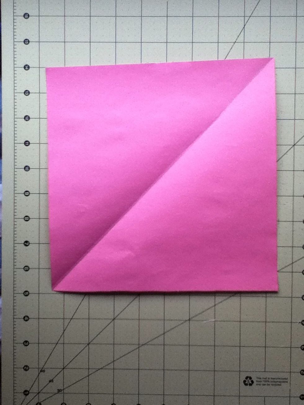Start with a square piece of paper.