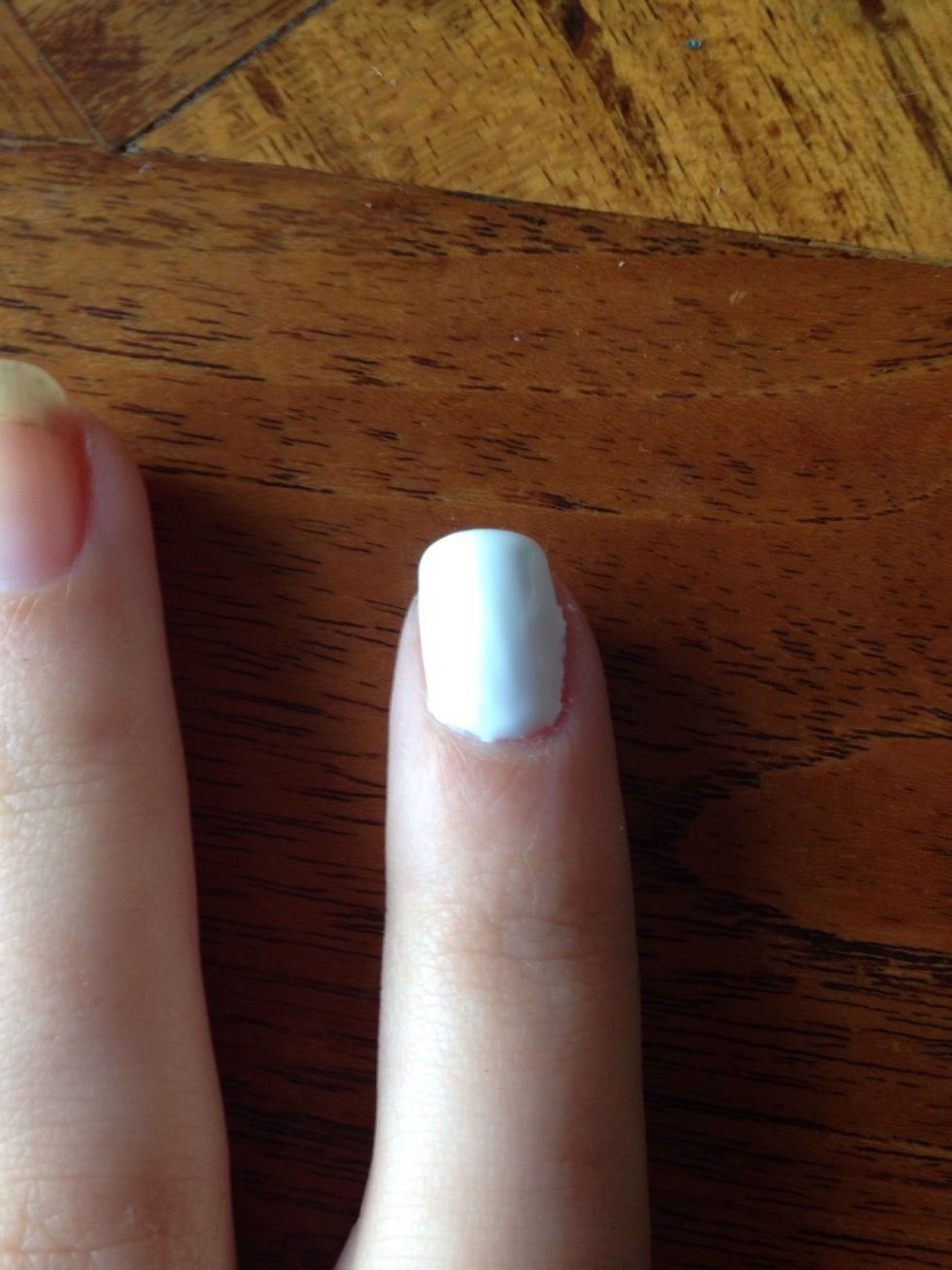 Start with a white nail