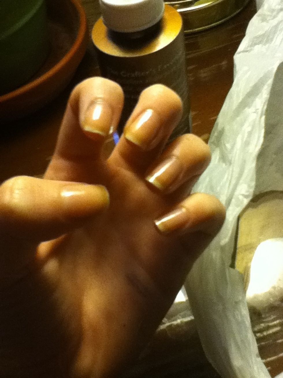 Start with base coat!