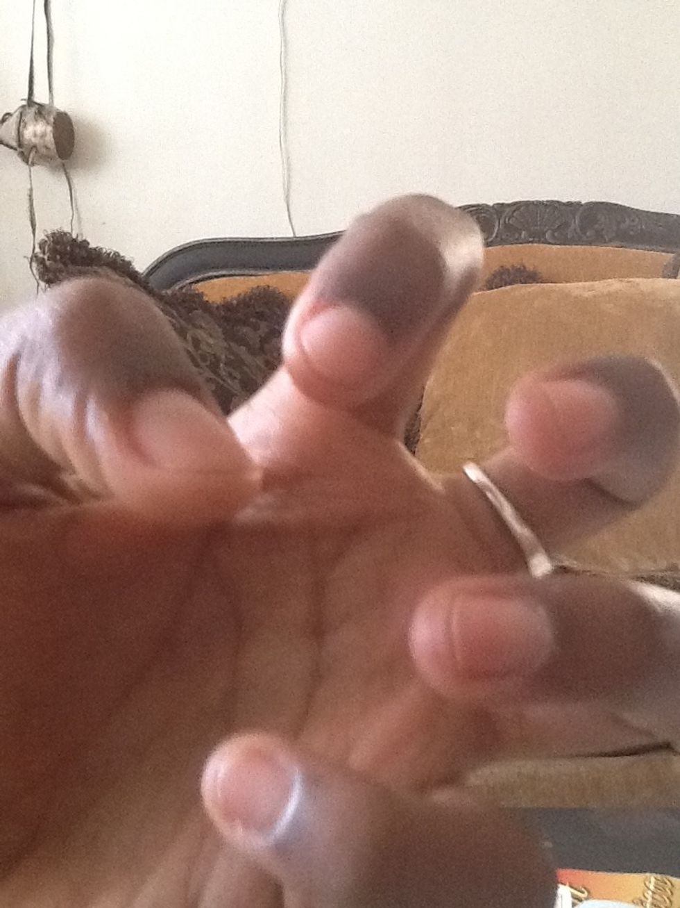 Start with clean nails