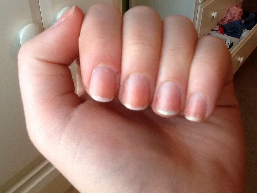 Start with clean nails