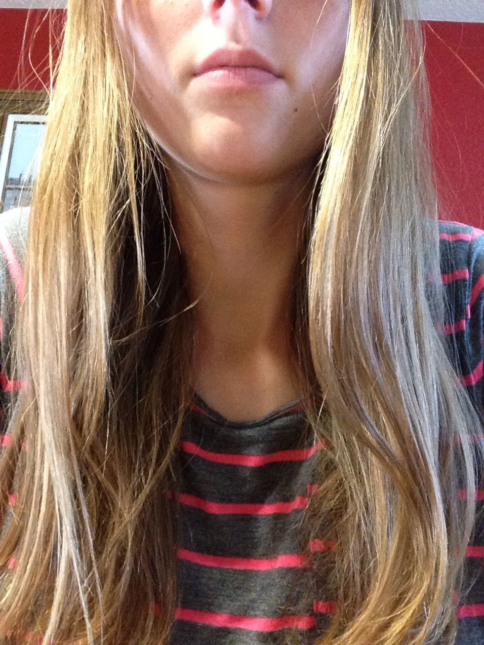 Start with clean or unwashed brushed through hair