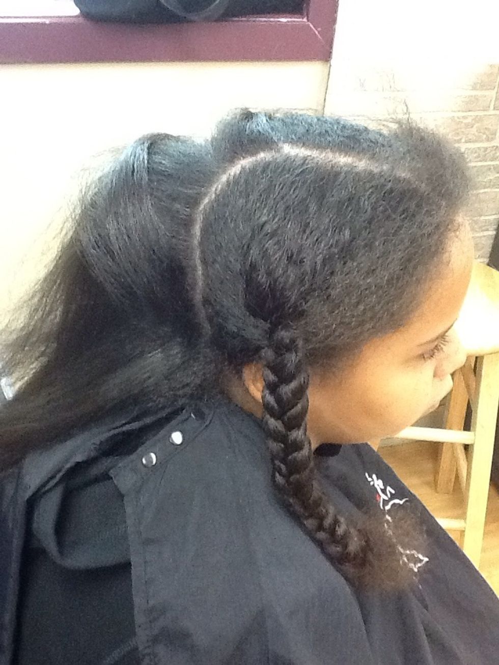 Start with clean, shampooed hair. Section the hair to stay in control.