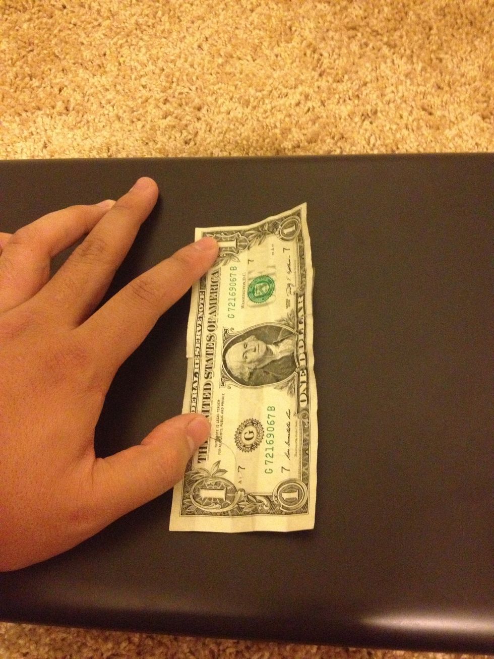 Start with dollar  like this
