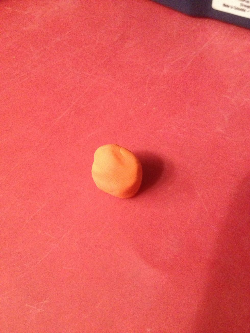 Start with orange clay