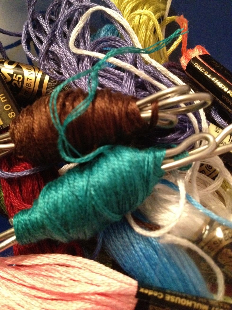 Start with some string. Buy them at any local craft store for about 50 cents for 9 yards.
