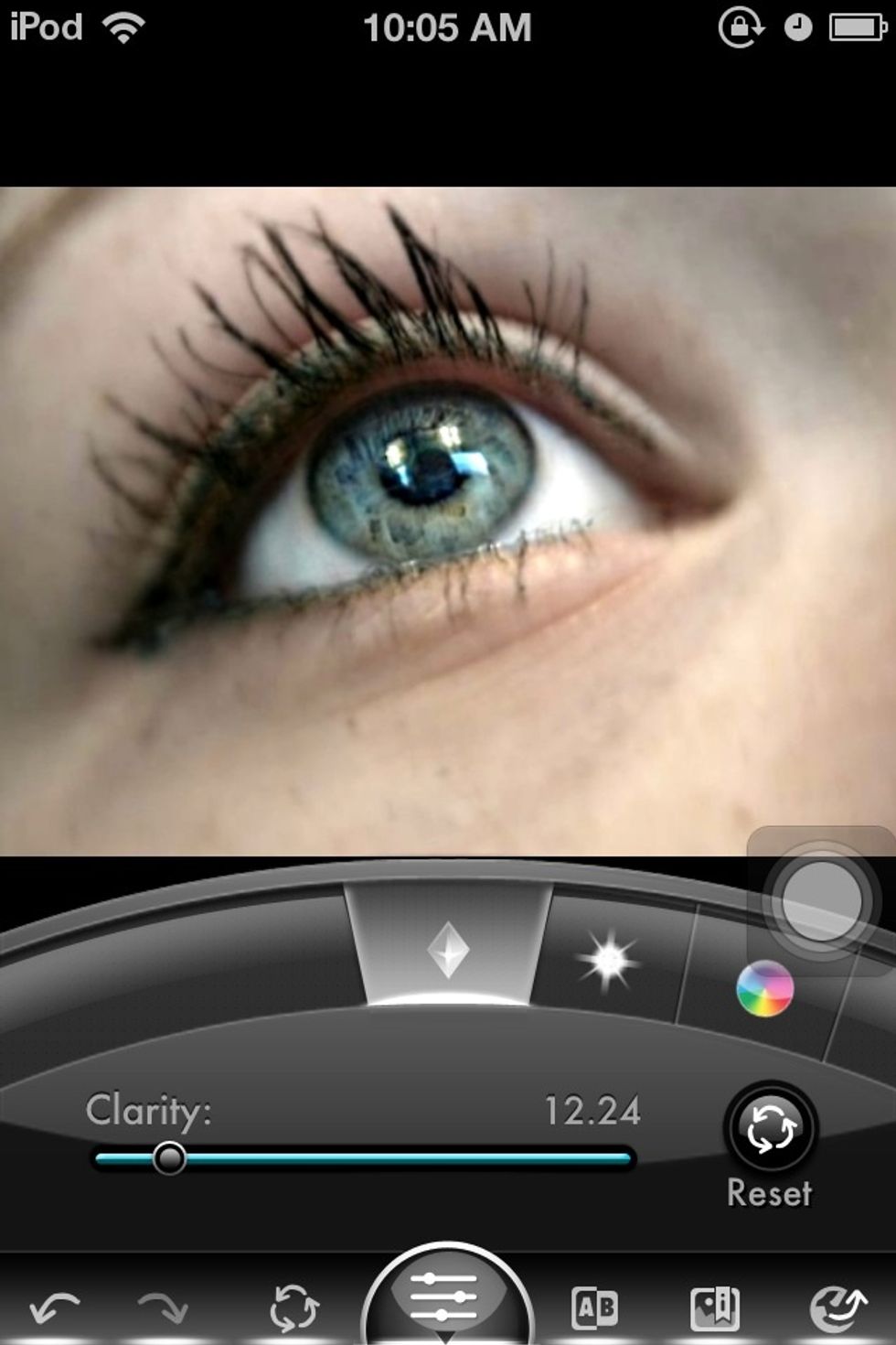 Start with the basic changes. Move each setting and see what you think looks best. I slightly increased the clarity here ^