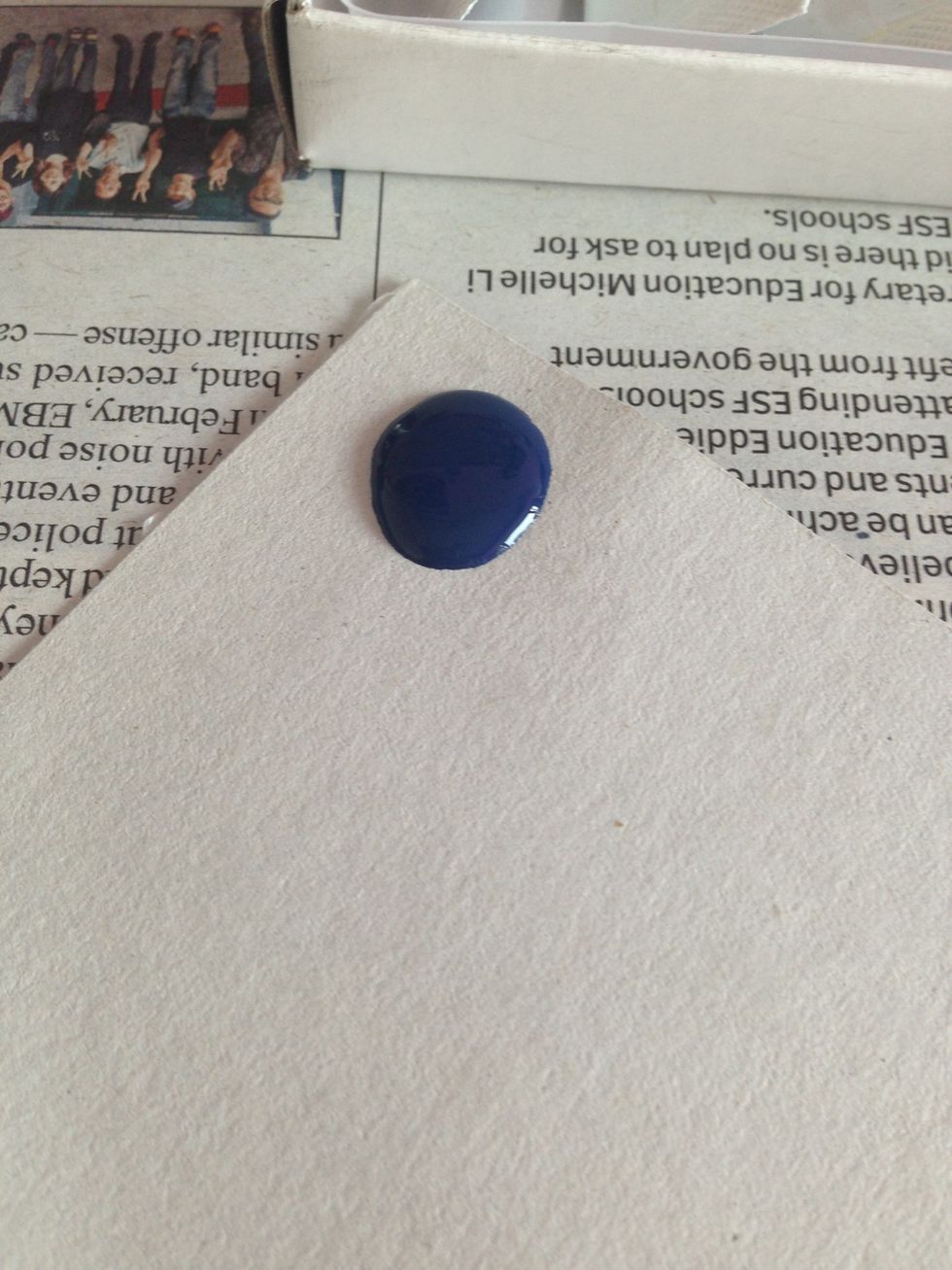 Start with the dark blue and add in colors! This is where your photograph will help guide you with which colors you should use.