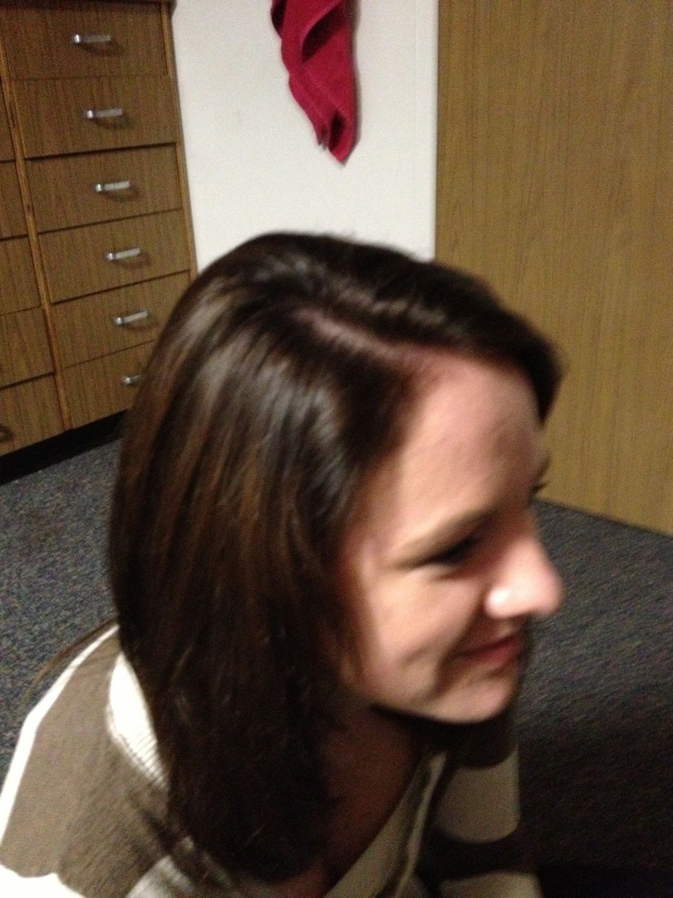 Start with the hair combed through so there are no tangles. Only do it on someone who is wanting their hair to be BIG!!