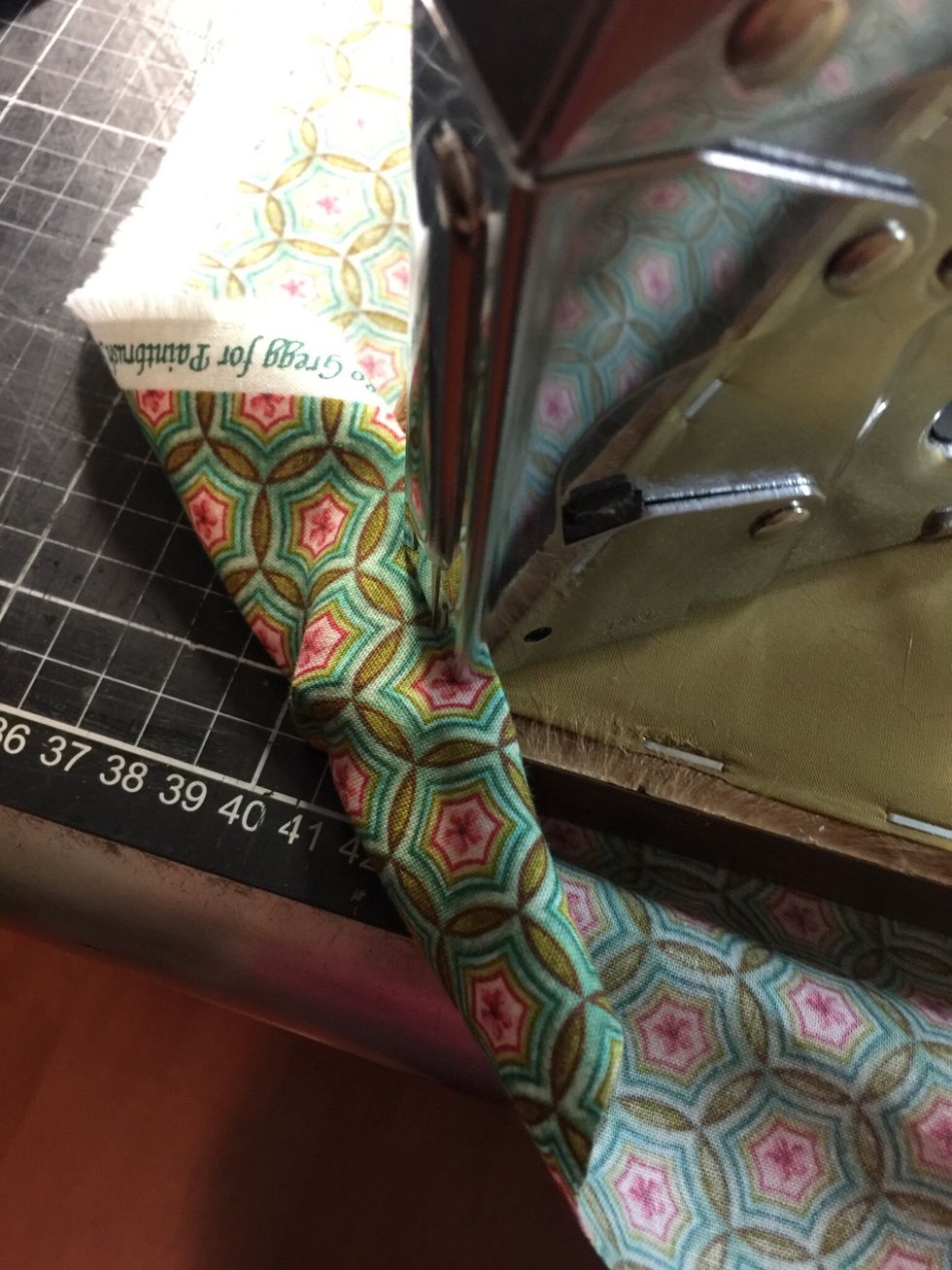 Start with the one on each corner then do one side at a time