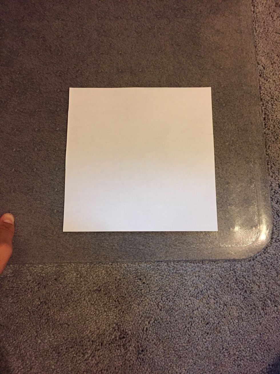 Start with the paper like this