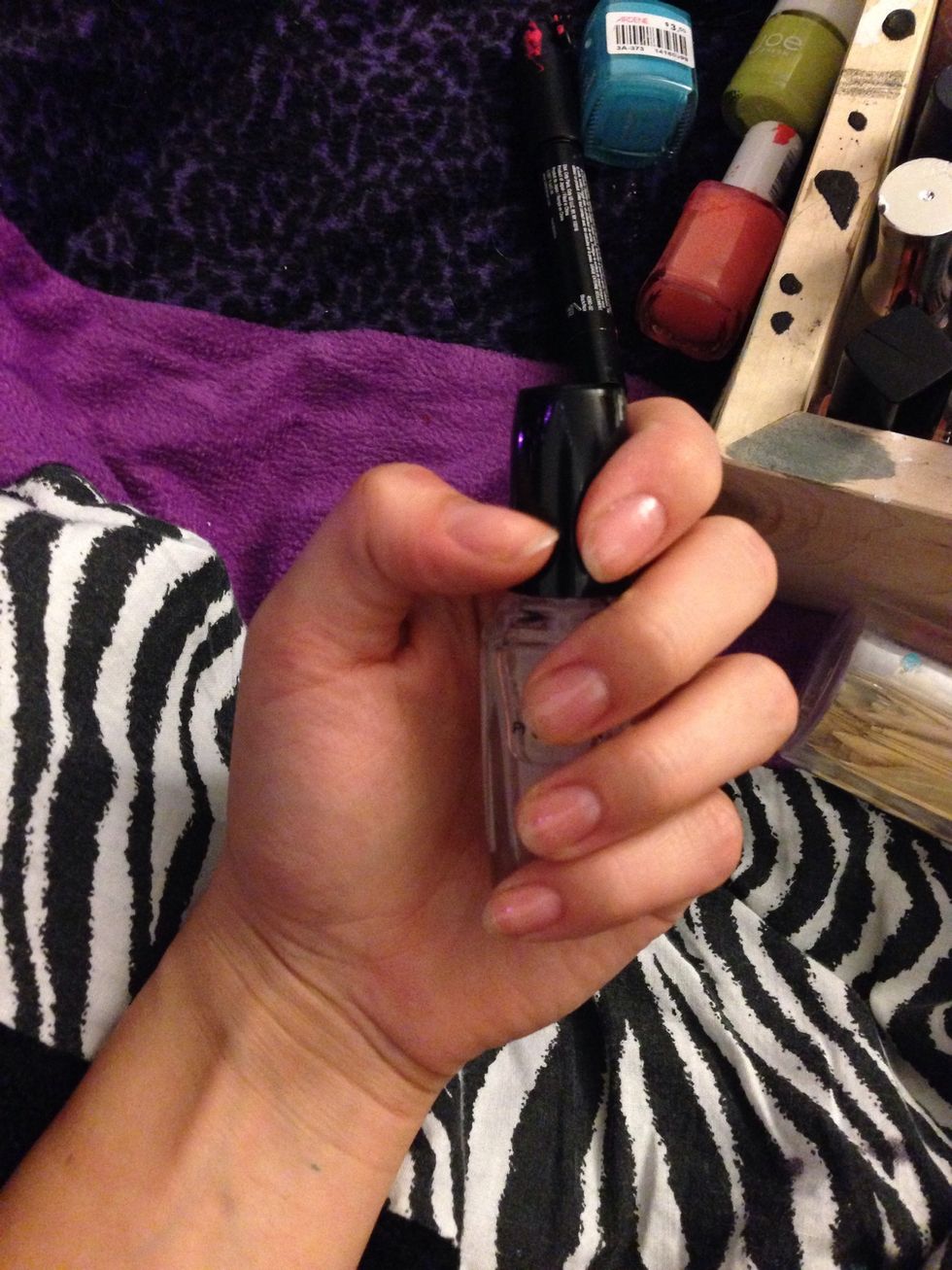 Start with your base coat