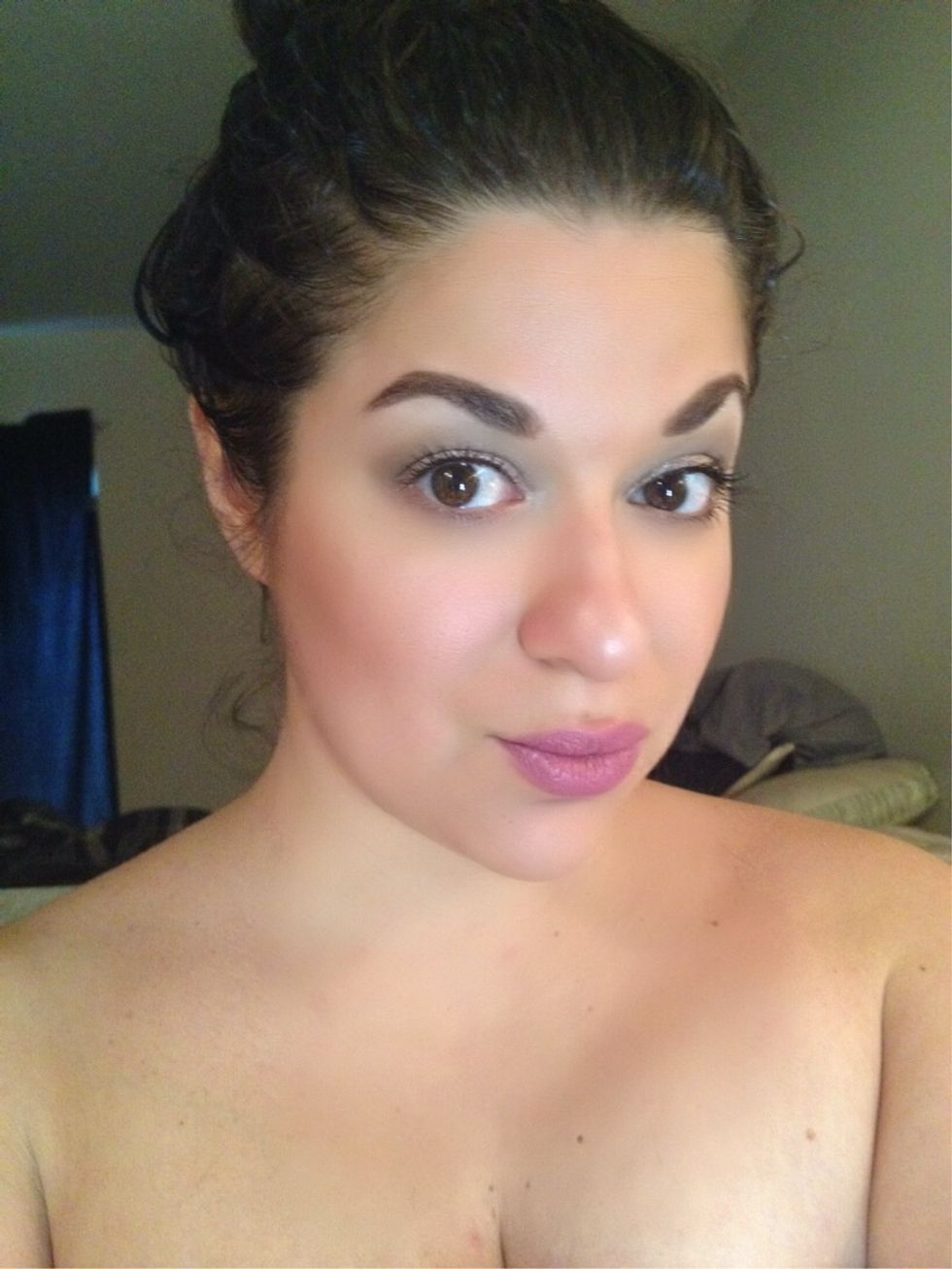 Start with your completed daytime look