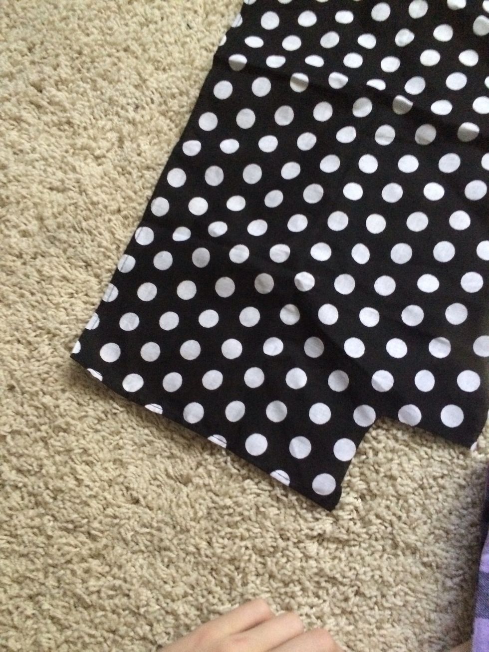 Start with your fabric.
