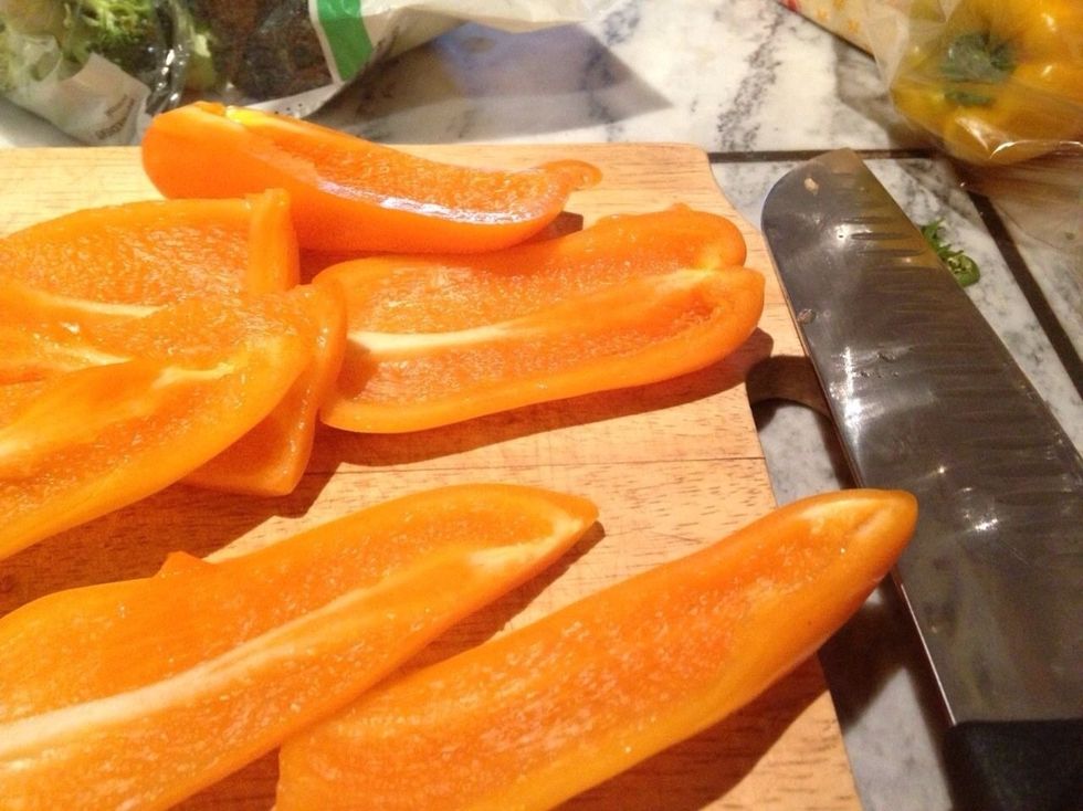 Start with your potatoes. No these aren't potatoes. But start with the potatoes. Stab each twice with something clean and sharp and put them in the microwave for 10 minutes on high.