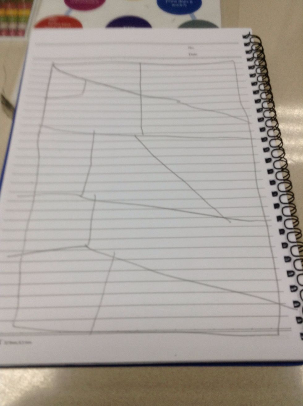 Start your comic with a rectangle and put random shapes.