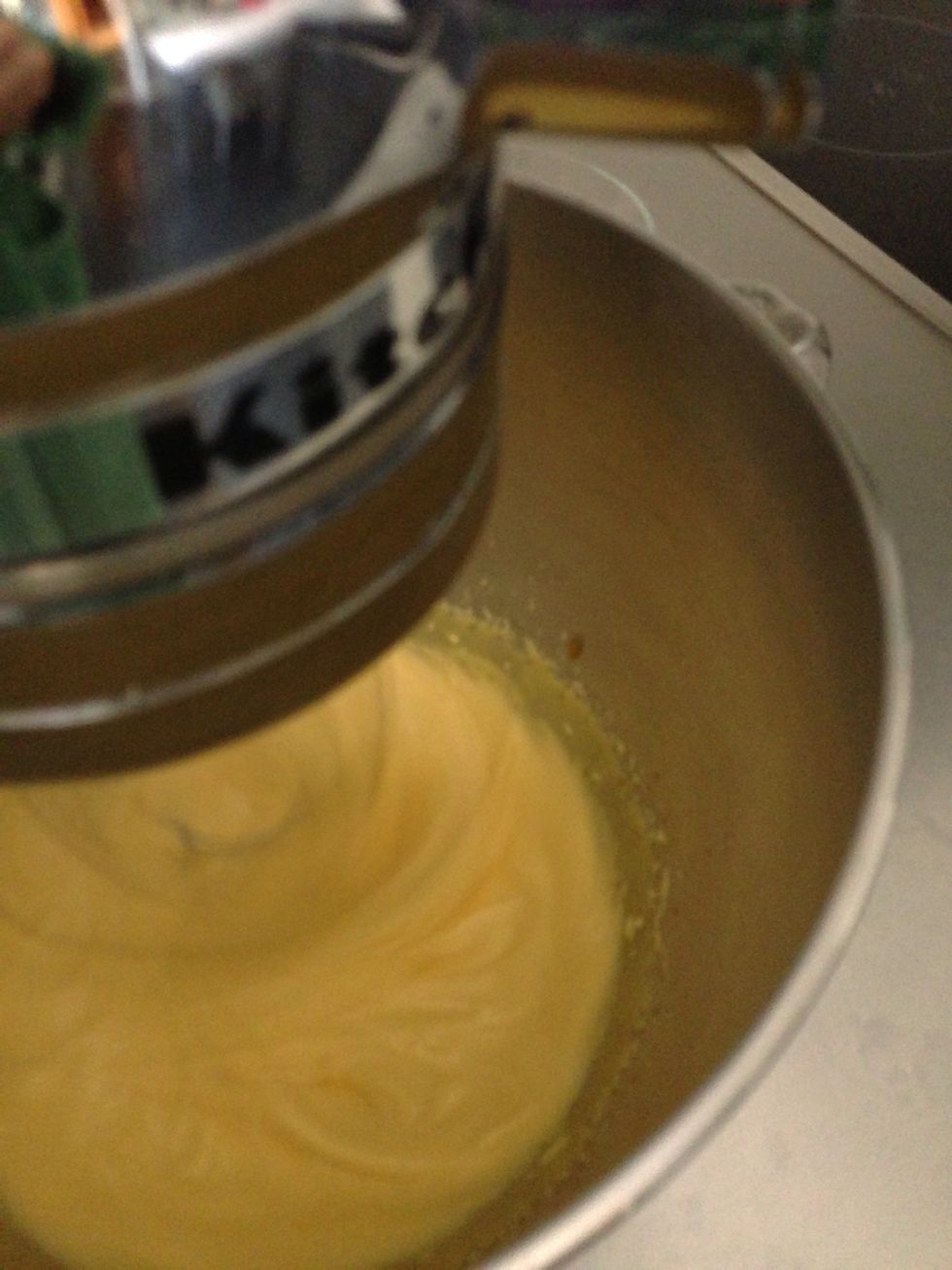 Start your mixer on medium then high