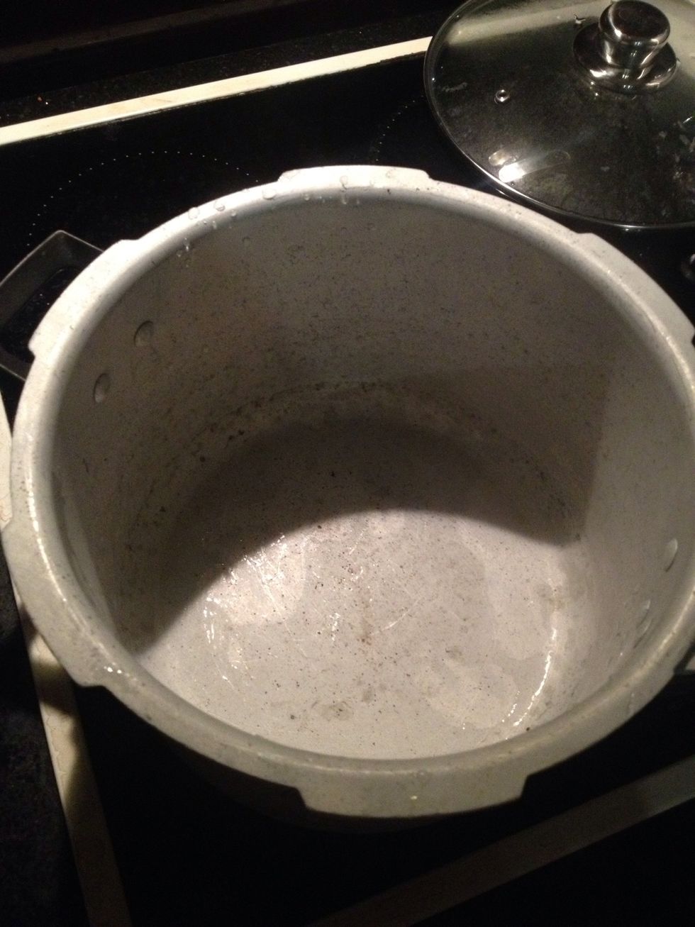 Start your sauce heat up a pot