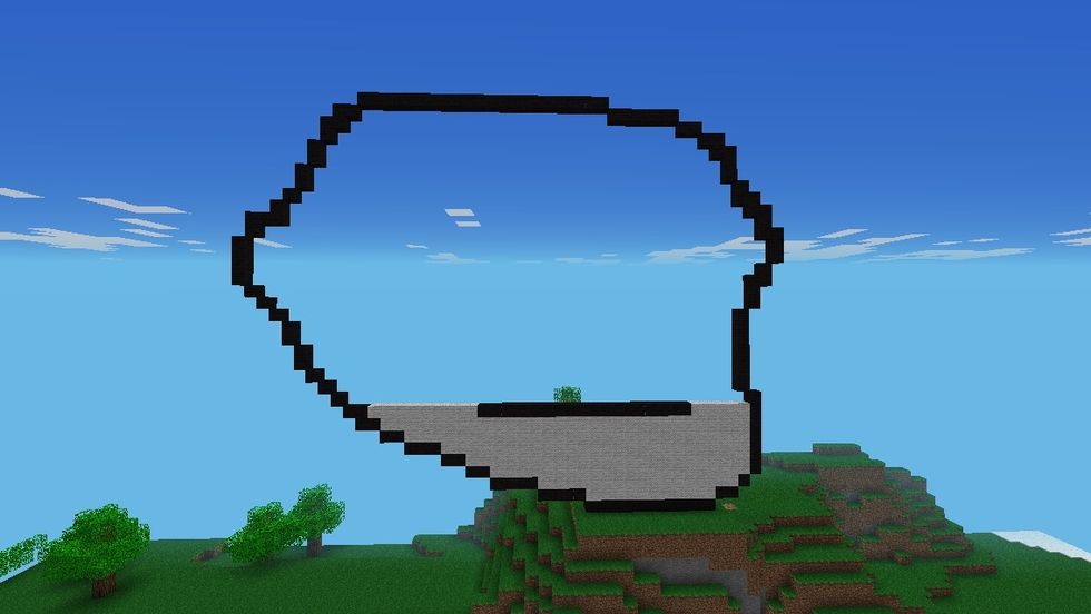 Starting from the left go W x9, B x18 and the rest white