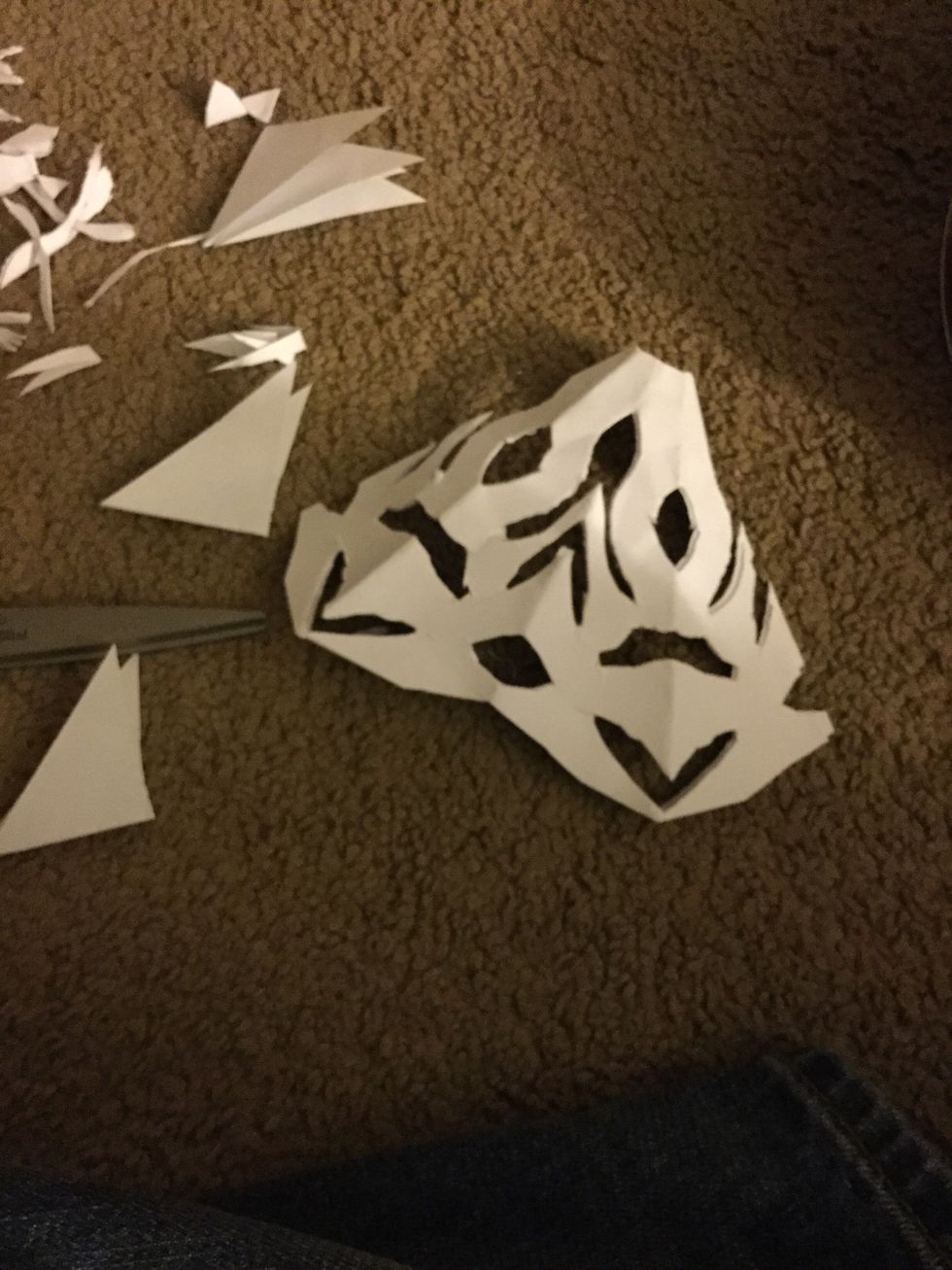 Starting to open it.