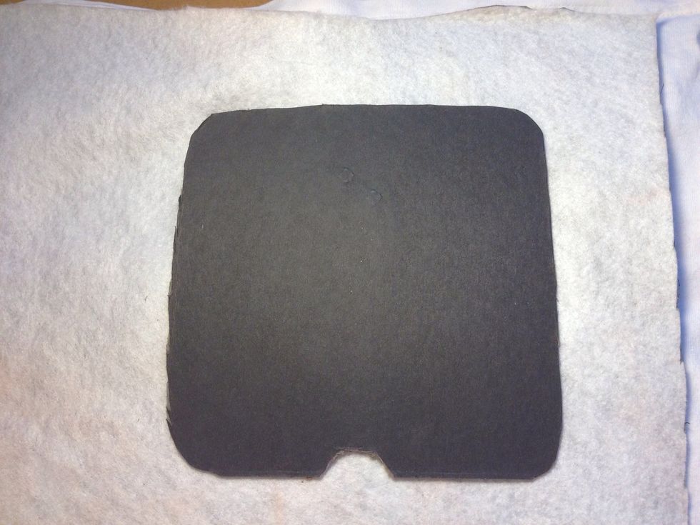 Starting to take shape, cardboard laying on fleather ready for next steps.