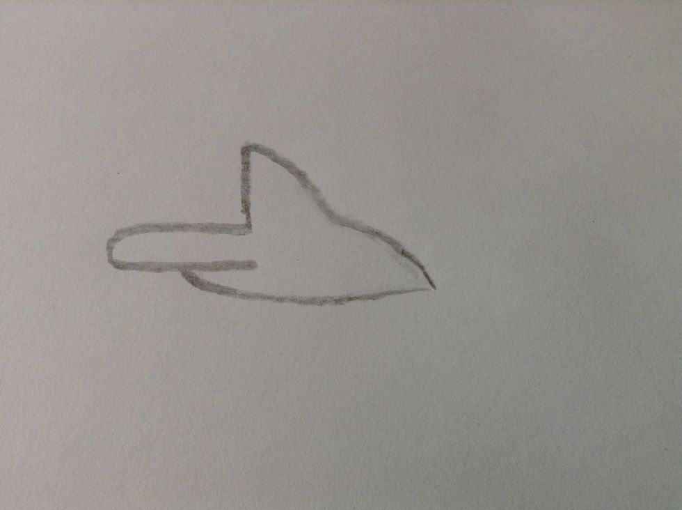 Stat with a pencil and draw his beak...