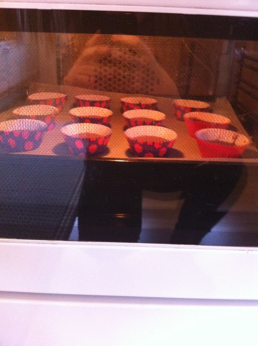 Staying in the oven for 15 mins at 180 degrees