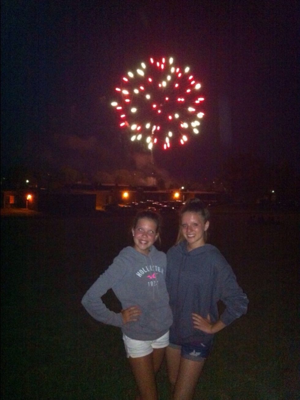 Staying optimistic through challenging likes is like a firework. It may come from no where and surprise you, but there can be some amazing things that come from it.