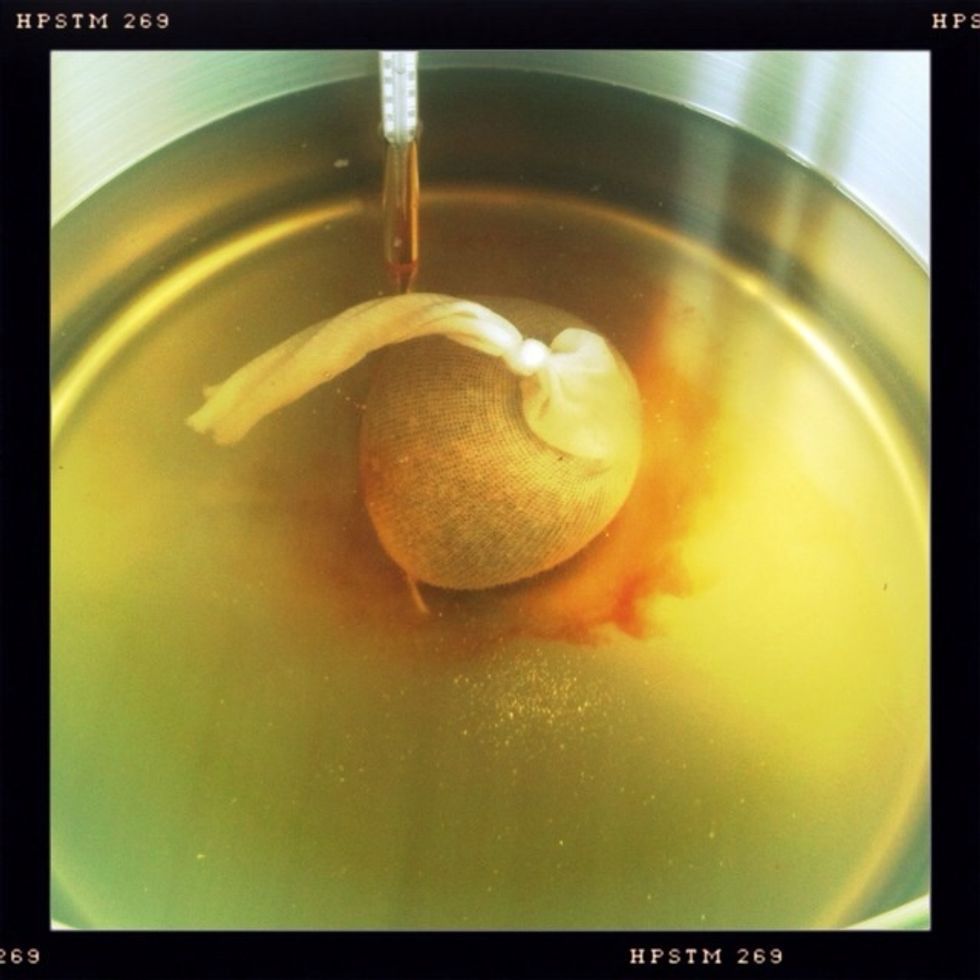 Steep bag for 20 minutes or until water reaches 170 degrees F.